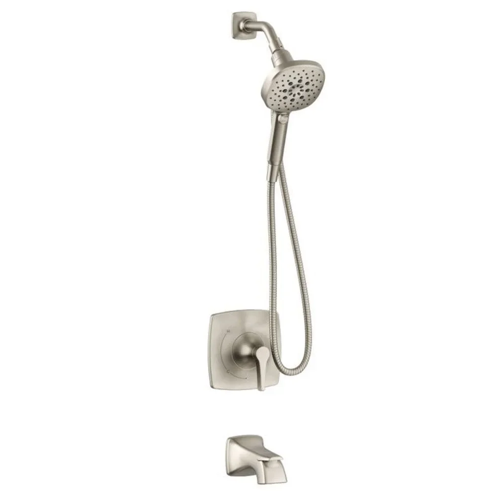 Kohler Riverly Rite-Temp Bath and Shower Kit, Brushed Nickel